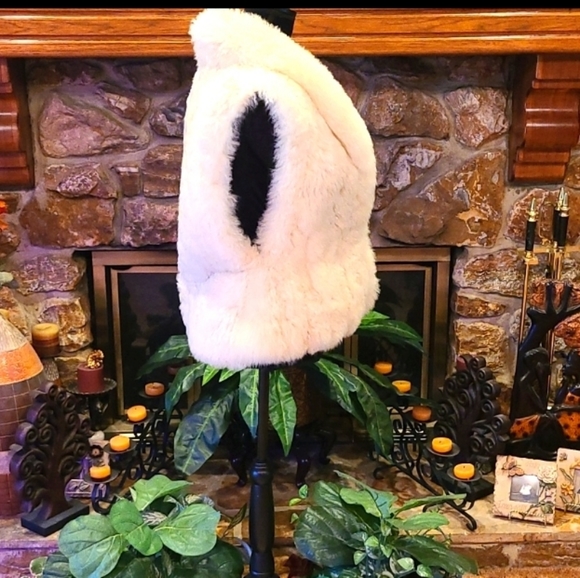 Ueilam Vintage Peruvian Alpaca Fur Sleeveless Jacket Vest Size Medium - Picture 5 of 16